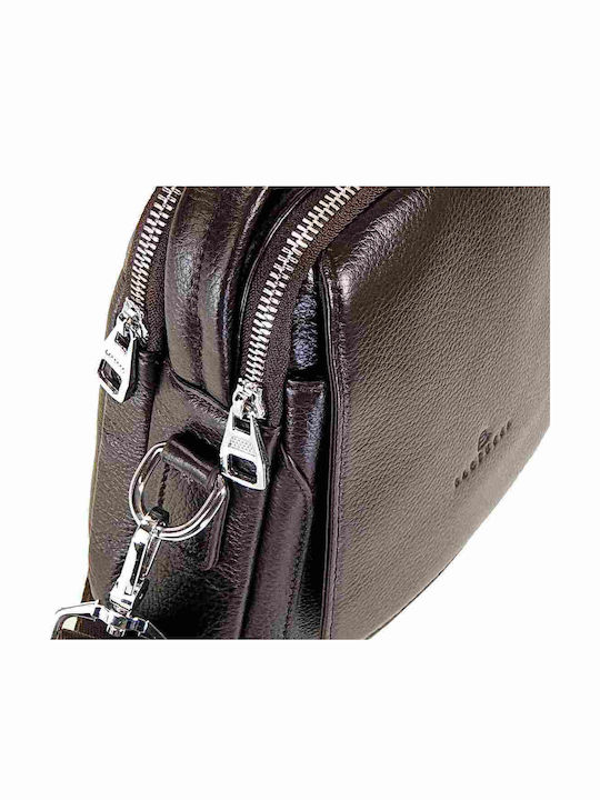 Leather Men's Bag Shoulder / Crossbody Brown