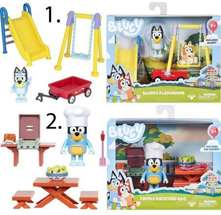 Giochi Preziosi Miniature Toy Bluey's Playground Bluey for 3+ Years Old (Various Designs/Assortments of Designs) 1pc