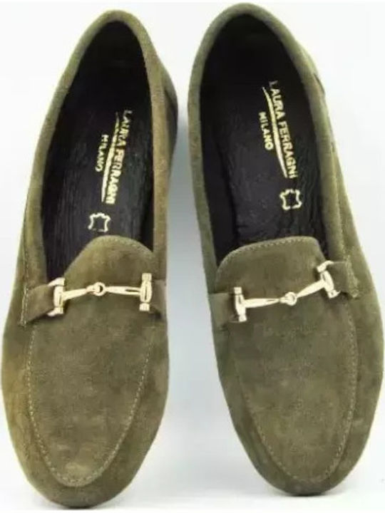 Γυναικεία Loafers σε Πράσινο Χρώμα