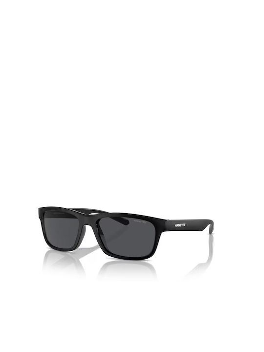 Arnette Men's Sunglasses with Black Plastic Frame and Black Lens AN4340 290087