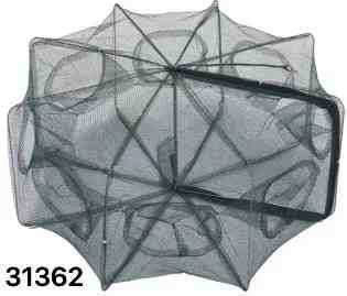 Foldable Mesh Bait Trap with 6 Entries L80x W25cm 31362