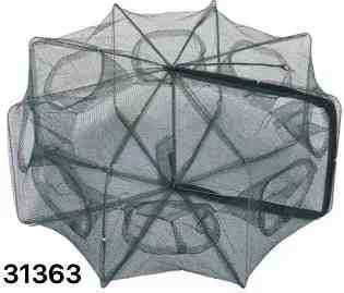 Foldable Mesh Bait Trap with 8 Entries L60x W21cm 31363