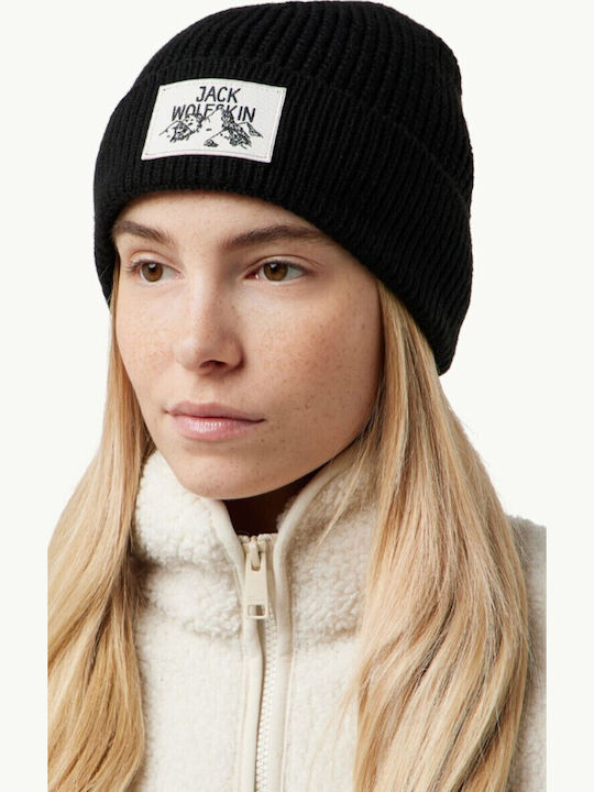 Beanie Unisex Beanie Knitted in Black color