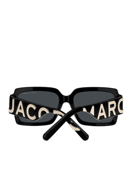 Marc Jacobs Unisex Ochelari de soare cu Negru Cadru și Negru Lentilă MARC 693/S 80S/2K