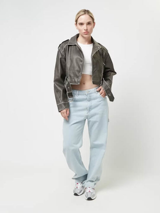 Γυναικείο Biker Jacket Μαύρο