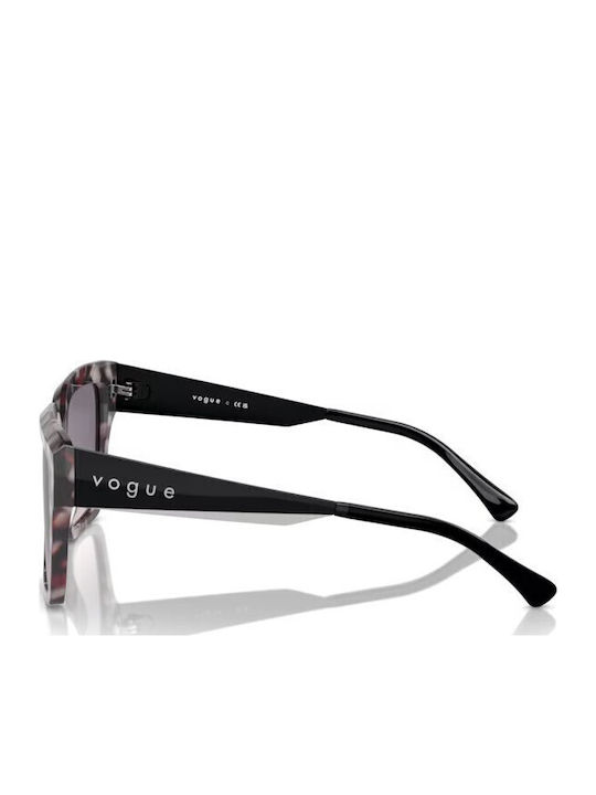 Vogue Women's Sunglasses with Brown Tartaruga Plastic Frame and Purple Gradient Lens VO5553S 314936