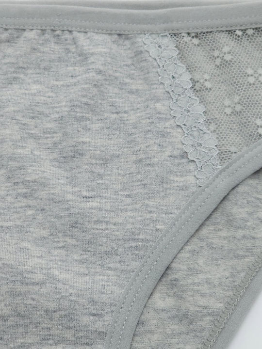 Damen Slip Gray