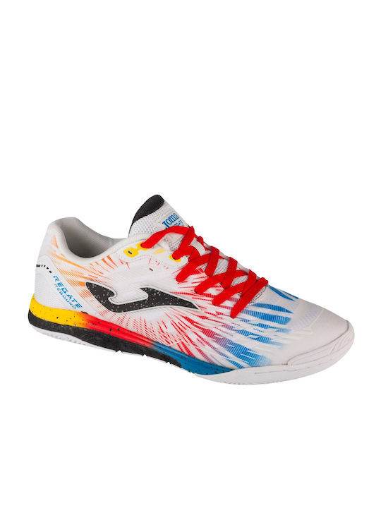 Joma Regate Rebound IN Low Football Shoes Hall White