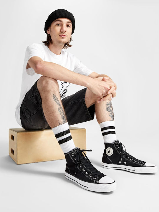 Chuck Taylor All Star Pro Hi Μποτάκια Μαύρα