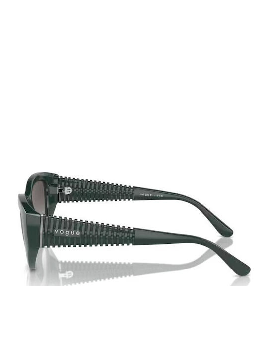 Vogue Feminini Ochelari de soare cu Verde Cadru și Gri Degrade Lentilă VO5566S 31228G