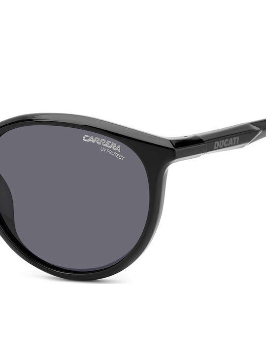 Carrera Unisex Γυαλιά Ηλίου με Μαύρο Κοκκάλινο Σκελετό και Γκρι Φακό 035/S 807/IR