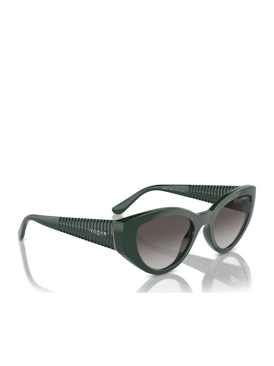 Vogue Feminini Ochelari de soare cu Verde Cadru și Gri Degrade Lentilă VO5566S 31228G