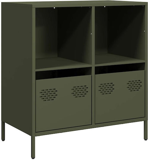 Ντουλάπι Γραφείου Μεταλλικό Λαδί 68x39x73.5cm