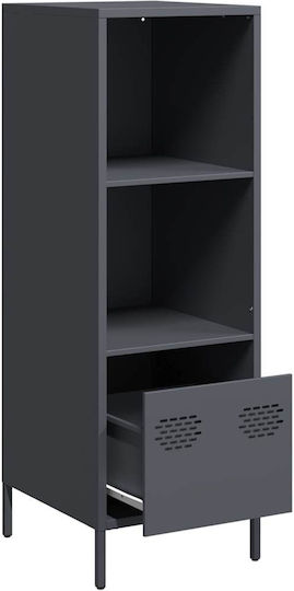 Metal Office Cabinet Anthracite 35x39x103.5cm