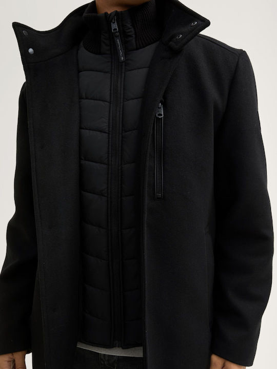 Men's Half Coat Black
