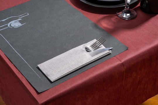 PaperQ Serviettenhülle Airlaid Gray 40x30cm 800 Stück Stück 12-M3040E090508A