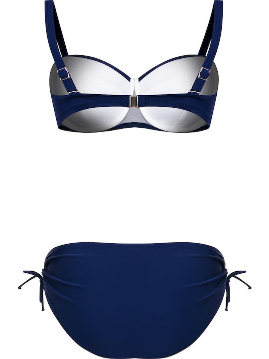 Set Bikini Navy Μπλε