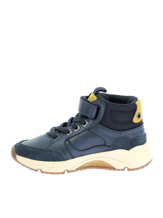 Kids Sneakers High Anatomic with Scratch Blue