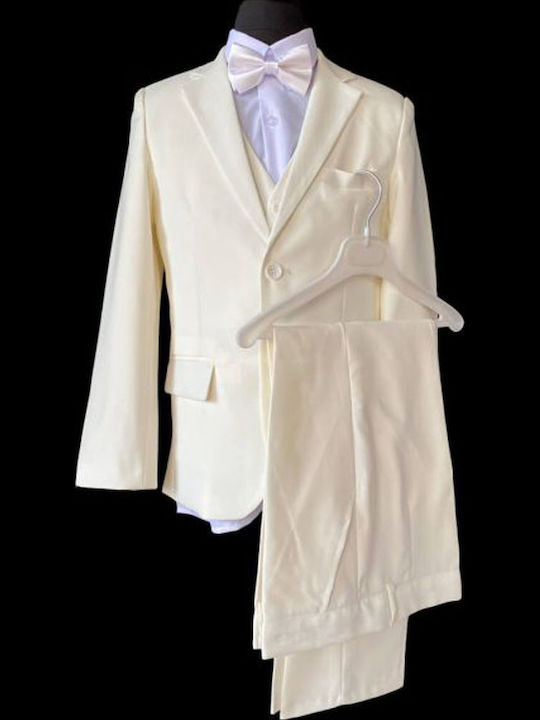 Kinderanzug Sommer 5Stück Ivory Yellow Achilleas Achilleas