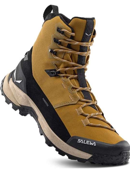 Salewa Puez Winter Men's Hiking Waterproof Yellow Boots