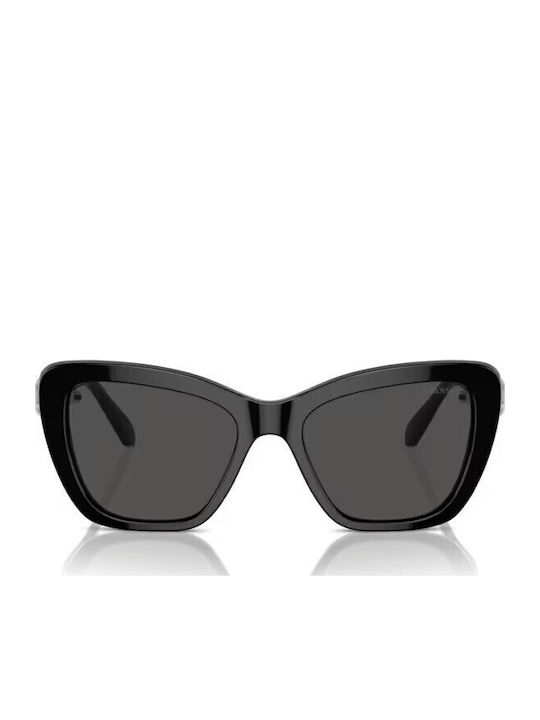 Swarovski Feminini Ochelari de soare cu Negru Cadru și Negru Lentilă SK6018 100187