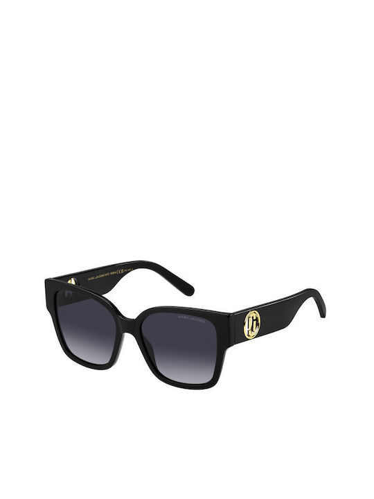 Marc Jacobs Women's Sunglasses with Black Plastic Frame and Black Gradient Lens Marc 698/S 807/9O