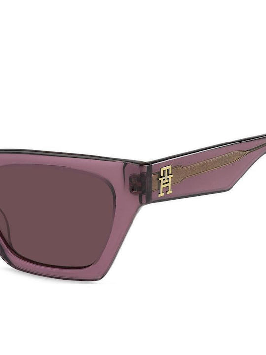 Tommy Hilfiger Women's Sunglasses with Purple Plastic Frame and Purple Lens TH2101/S G3I/U1