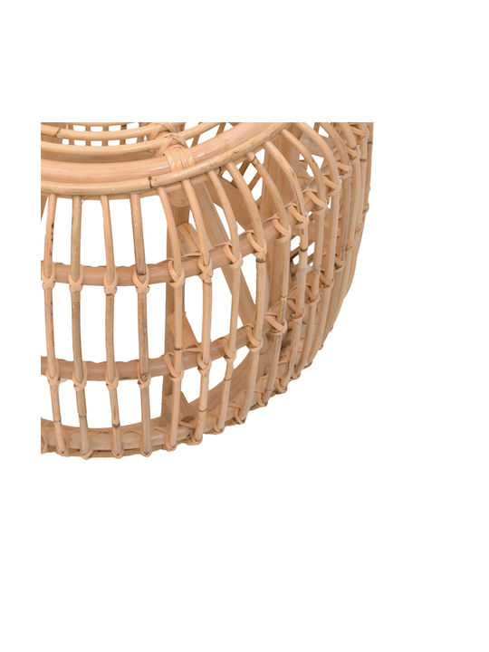 Stool Outdoor Rajesty Φυσική Απόχρωση 60x60x46cm
