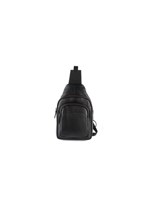 Leather Creations XK Leather Men's Bag Sling Black