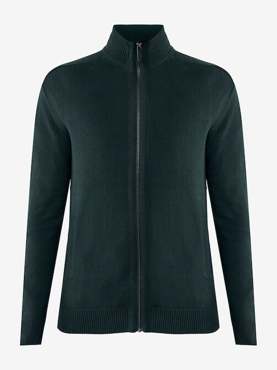 Ανδρική Ζακέτα Dark Green, Πρασινο
