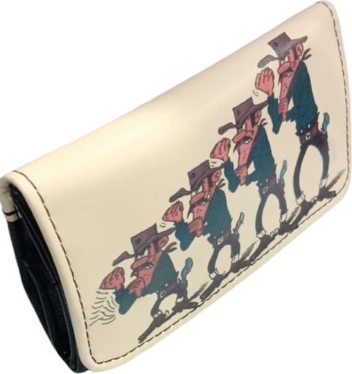 Kalliopi Silver Lederne Tabaktasche in mit Verschluss 14x8cm