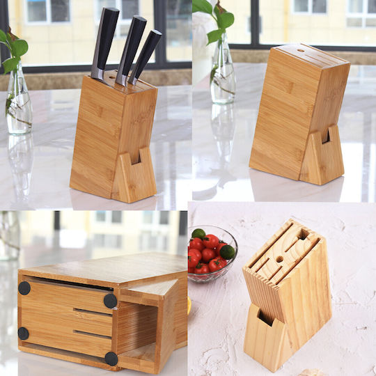 Suprafață de Tăiere din Bambus Maro 23x16cm 1buc
