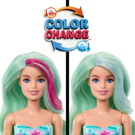 Barbie Mermaids Doll Color Reveal for 3+ years+ Years (Various Designs/Assortments of Designs) 1pc
