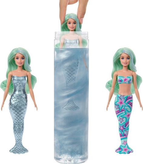 Barbie Mermaids Doll Color Reveal for 3+ years+ Years (Various Designs/Assortments of Designs) 1pc