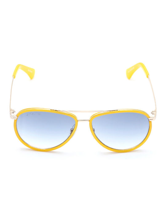 Lancaster Paris Women's Sunglasses with Yellow Metal Frame SLA0734-3