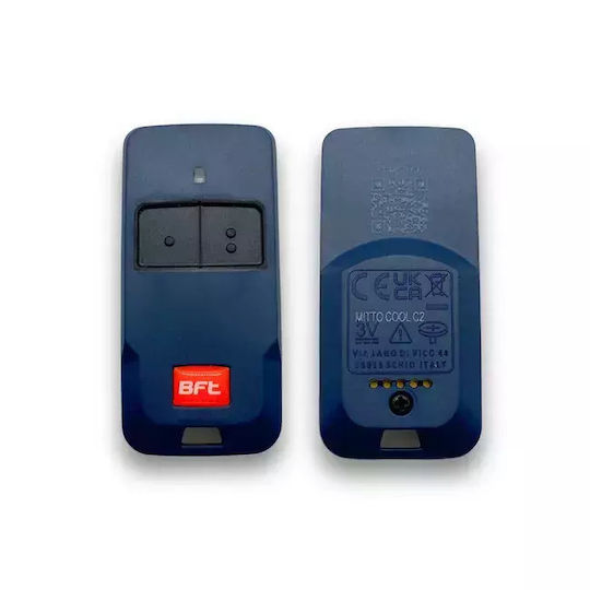 Bft Mitto 2-Channel Cloning Garage Door Remote Control with Rolling Code 433MHz