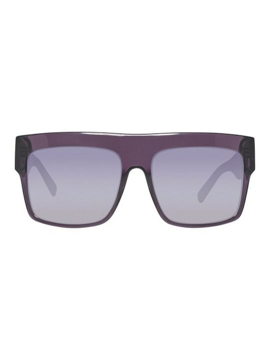 Swarovski De damă Ochelari de soare cu Violet Din plastic Cadru și Violet Ochelari de soare Oglindă Lentilă SK0128 81Z