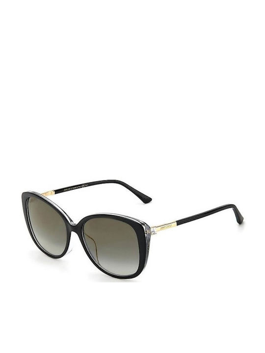 Jimmy Choo Γυαλιά Ηλίου Μαύρα με Κοκκάλινο Σκελετό Jimmy Choo Γυαλιά Ηλίου Μαύρα με Κοκκάλινο Σκελετό
