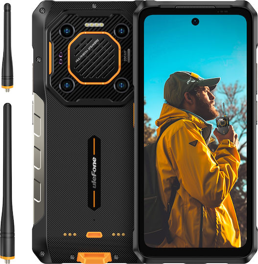Ulefone Armor 26 Ultra Walkie-talkie 5G Dual-SIM (12GB/512GB) Widerstandsfähig Smartphone Schwarz