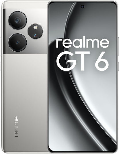 Realme GT 6T 5G Dual SIM (8/256GB) Ασημί