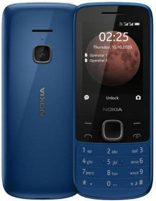 Nokia 225 4G (2024) Dual SIM Mobile with Buttons Dark Blue