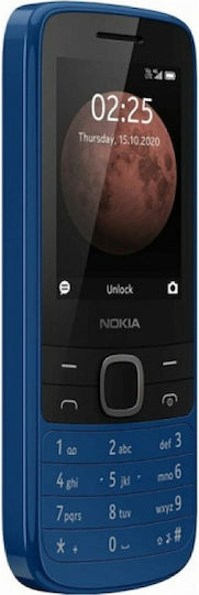 Nokia 225 4G (2024) Dual SIM Mobile with Buttons Dark Blue