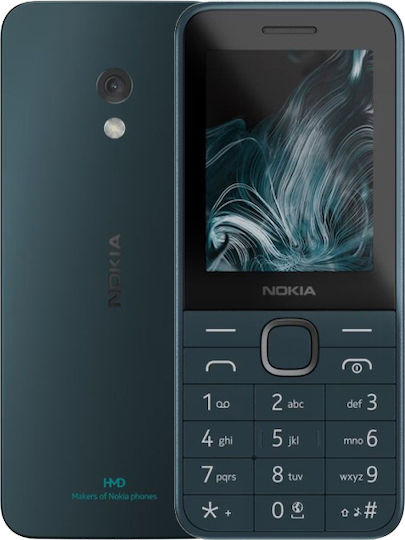 Nokia 225 4G (2024) Dual SIM Mobile with Buttons Dark Blue