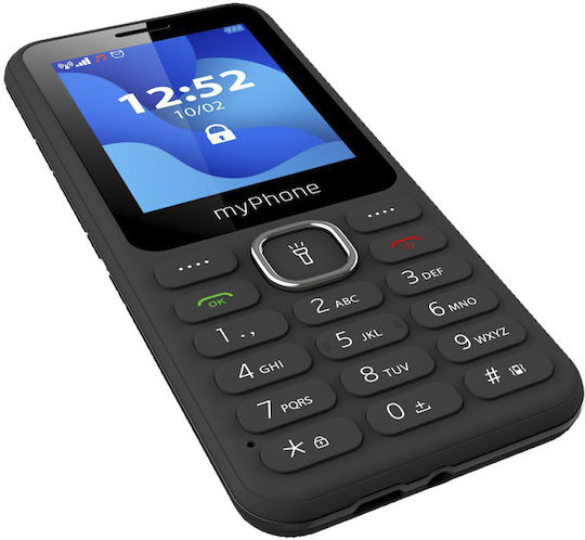 MyPhone 6320 Dual SIM Mobile with Large Buttons (English Menu) Black