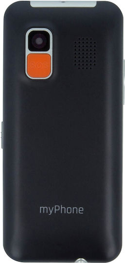 MyPhone Halo Easy Single SIM Κινητό με Μεγάλα Κουμπιά (Αγγλικό Μενού) Μαύρο