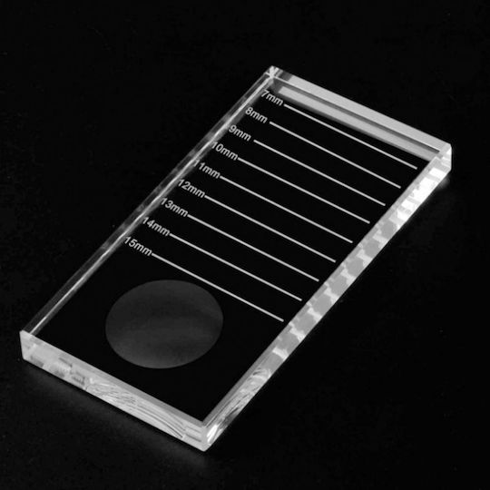 Glass Eyelash Palette Glue Holder