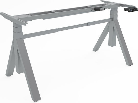 ErgoAction Klappbar Schreibtischbasis aus Metall Gray 179x71.5x71cm