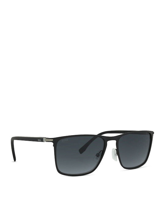 Boss Men's Sunglasses with Black Frame and Black Lens 1004_S_IT