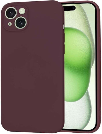 Techsuit Softflex Umschlag Rückseite Rot (iPhone 15 Plus / 16 Plus)