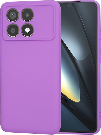 Techsuit Softflex Back Cover Purple (Poco F6 Pro)